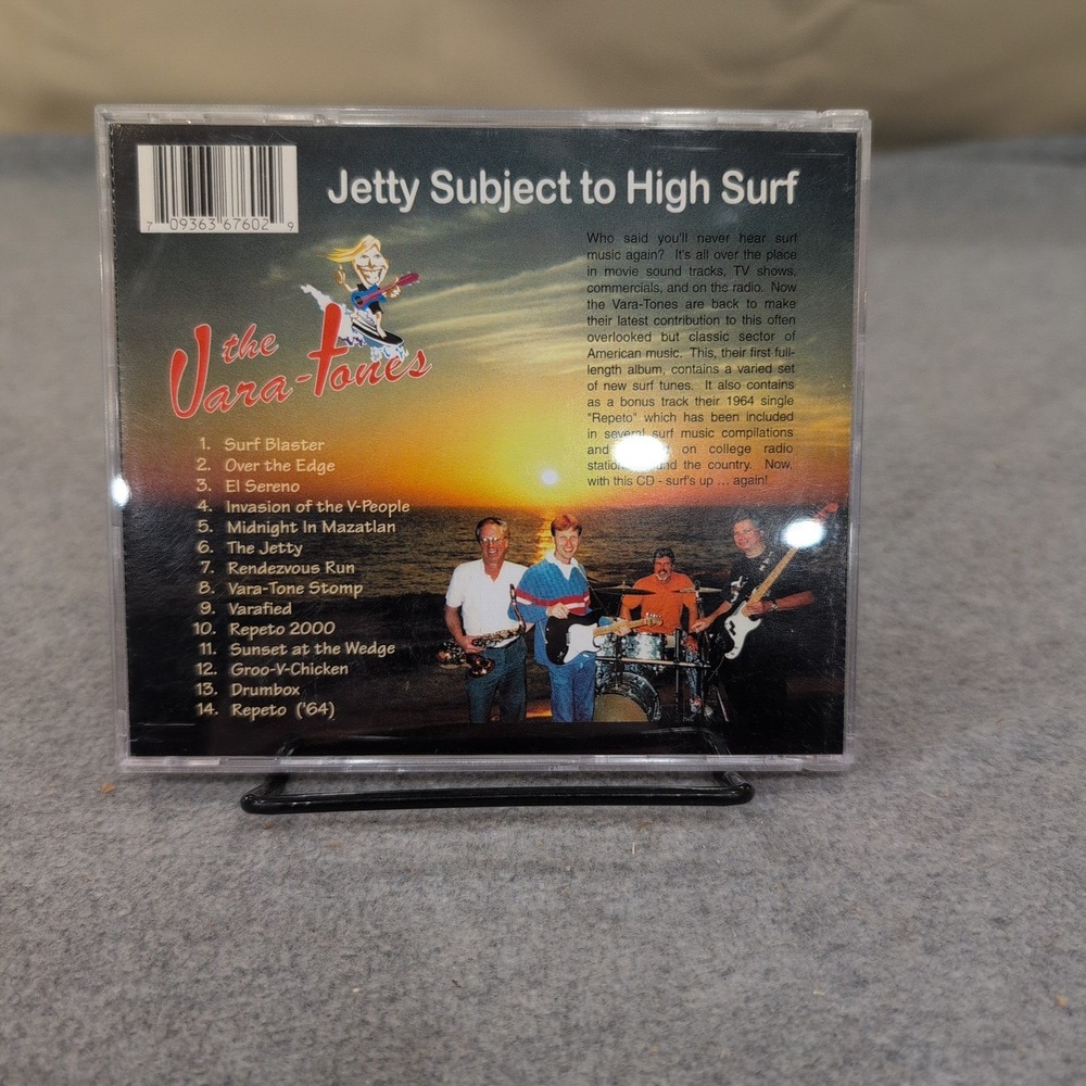 The Vara-Tones Jetty Subject to High Surf CD Surf Rock Repeto 709363676029 - Picture 2 of 2